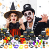 192 piezas de recuerdos de fiesta de Halloween, paquete de 24 juguetes de caldero de bruja de plástico