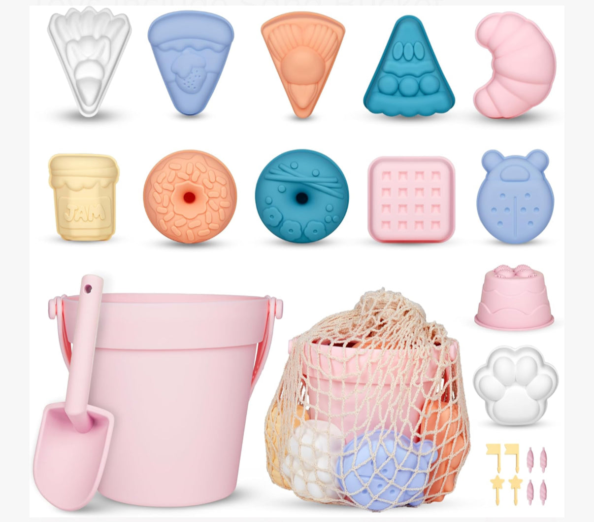 Juguetes de playa de silicona