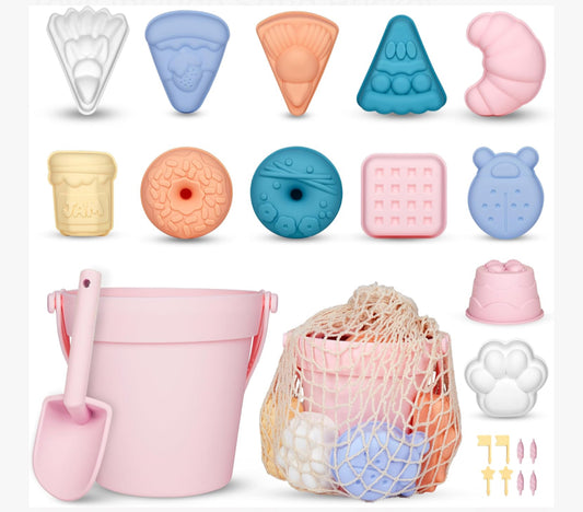 Juguetes de playa de silicona