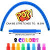 Paquete de 30 juguetes sensoriales Pop Tubes, Fidget conectable y extensible