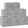 Criusia Cubos de almacenamiento – Contenedores de almacenamiento de tela resistente de 11 pulgadas