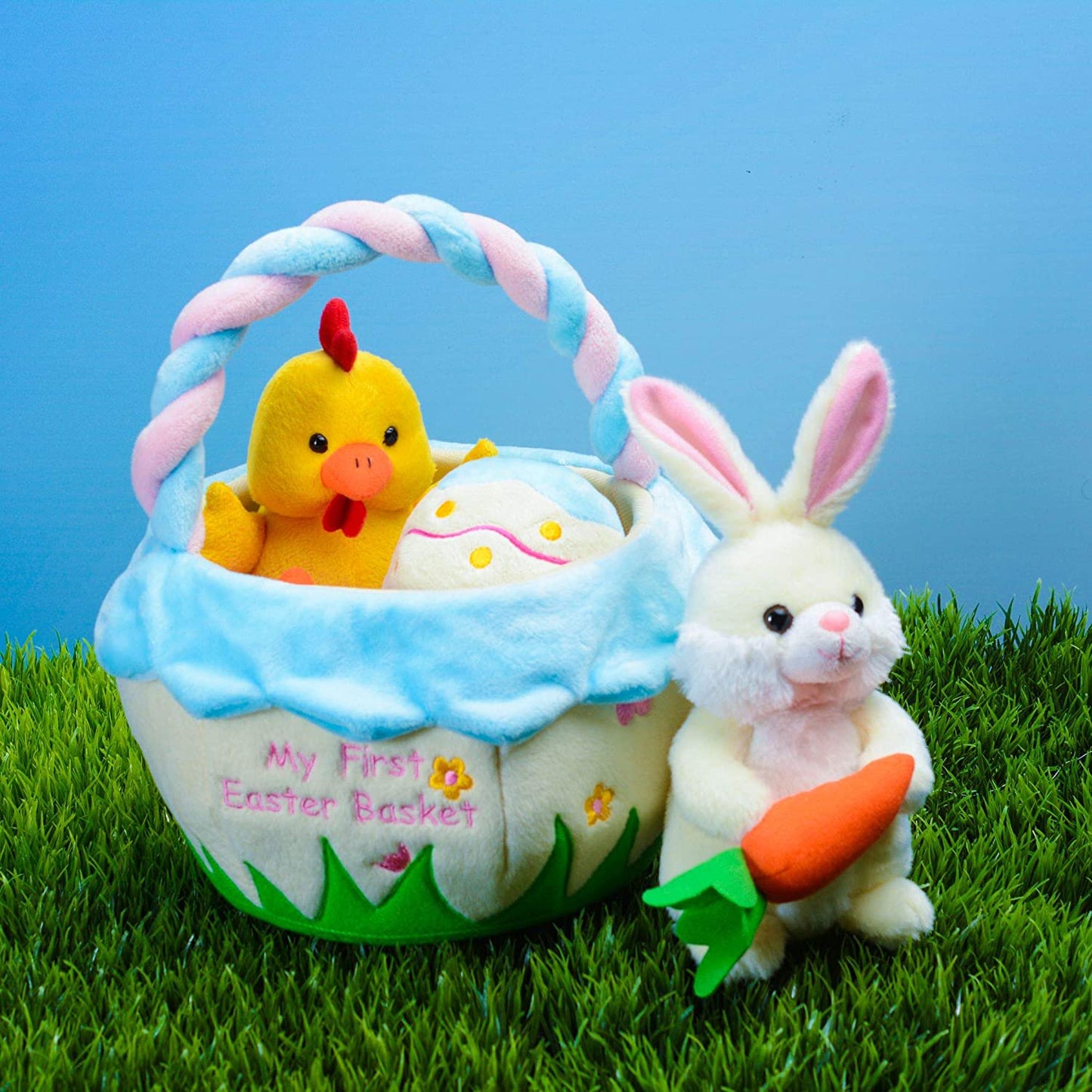 My First Plush Easter Eggs Basket