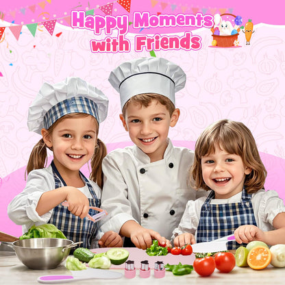 9 piezas de juego de cuchillos de cocina seguros de juguete Montessori