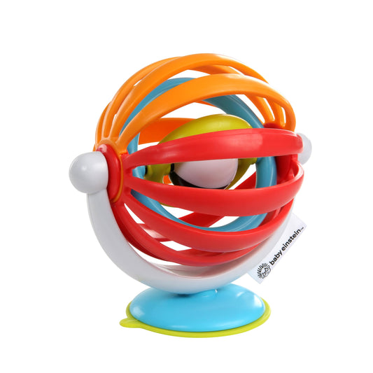 Baby Einstein Sticky Spinner - Juguete de actividades para silla alta sin BPA, a partir de 3 meses