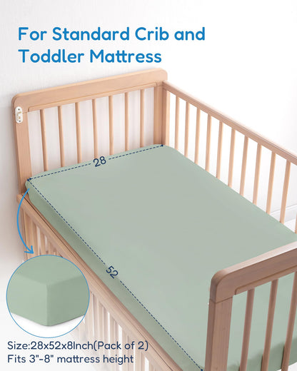 Sábanas para cuna de bebé niño y niña para colchón estándar de cuna