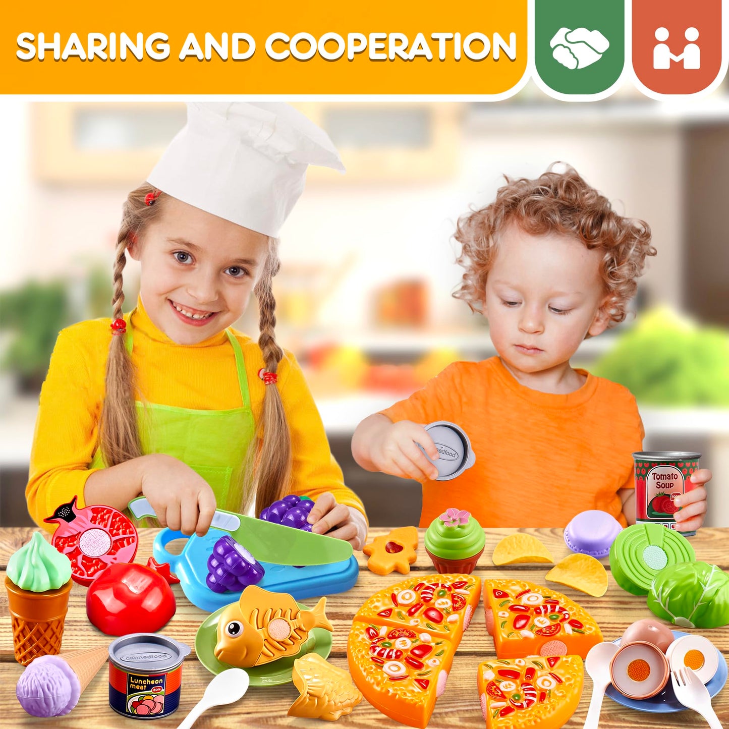 Juegos de comida para niños, accesorios de cocina