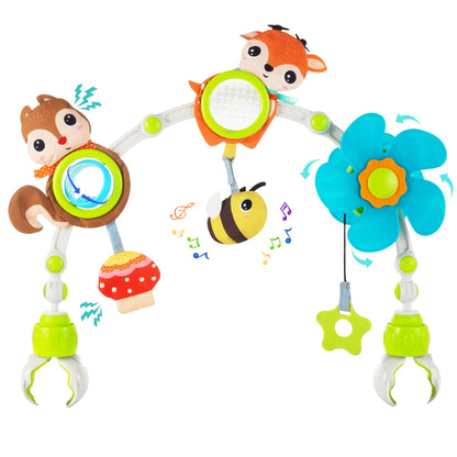 Juguetes de moisés ajustable para bebés y niños pequeños