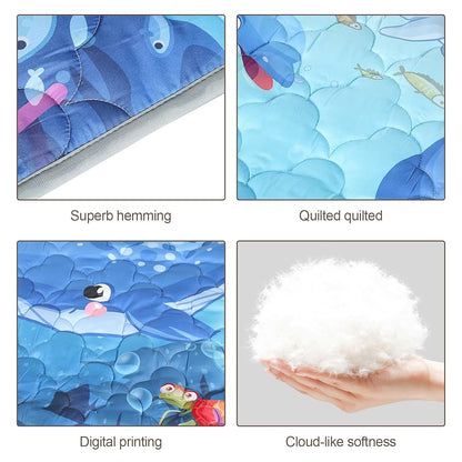 Tapete de bebé para piso, tapete prémium de 50 x 50 pulgadas