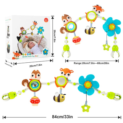 Juguetes de moisés ajustable para bebés y niños pequeños
