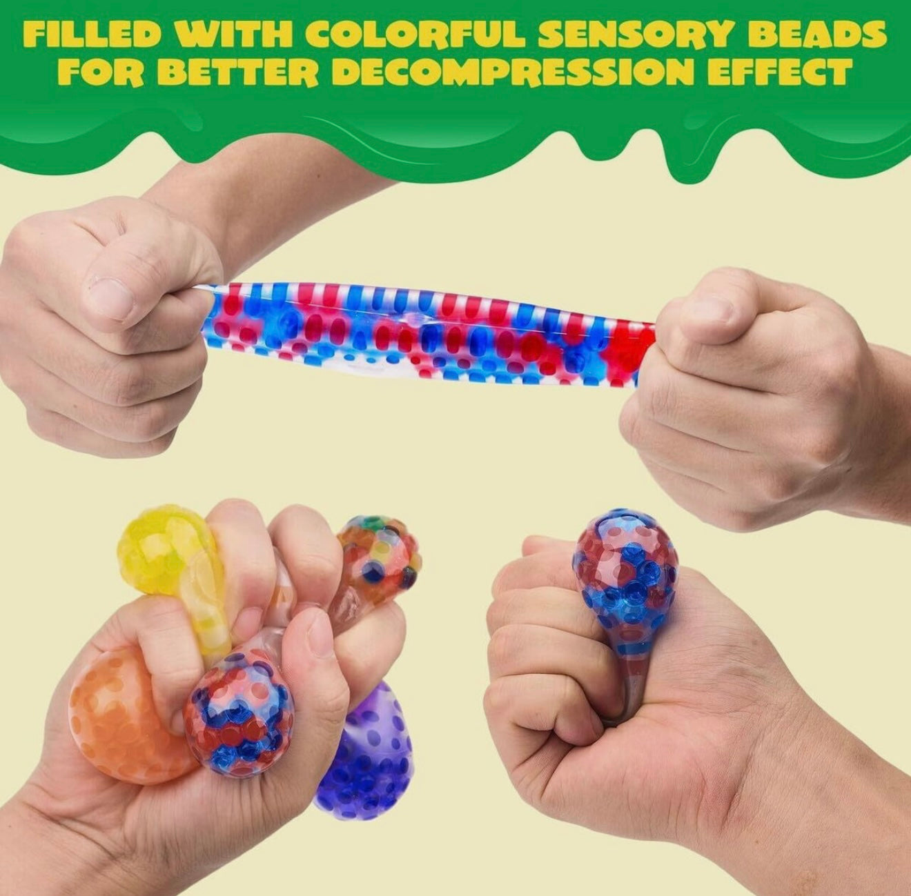 Mini Stress Ball Toys paquete de 9 juguetes fidget