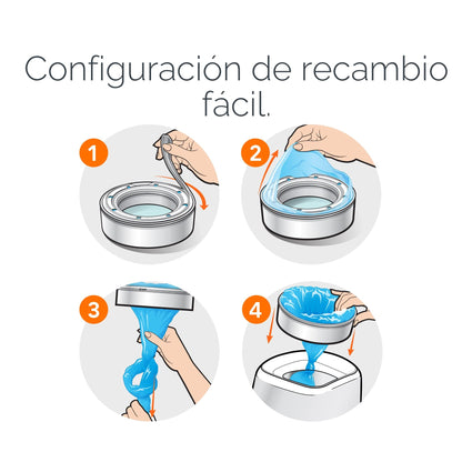 Paquete de recarga redonda Diaper Genie Essentials de 3
