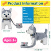 Husky - Juguete para perro que camina y ladra con correa de control