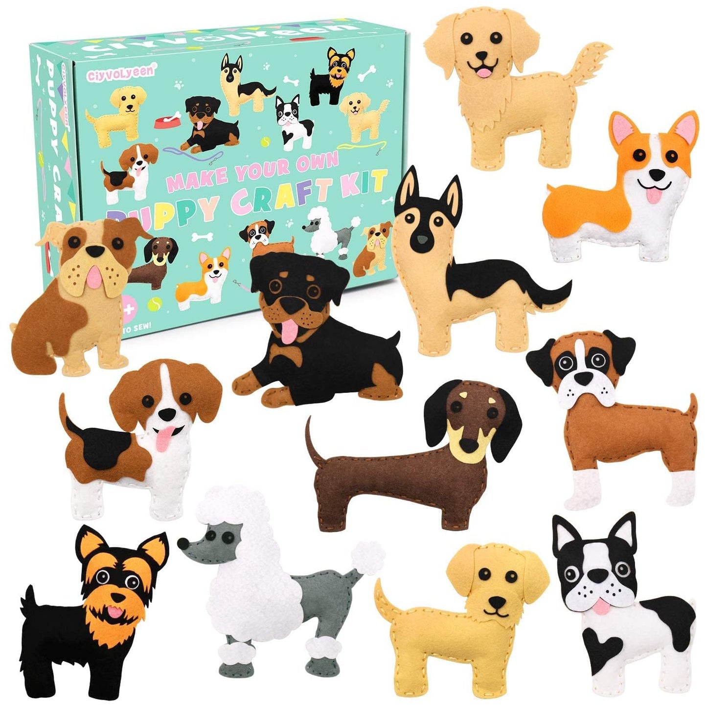 Kit de Costura de Perro para Niños, Recuerdos para fiestas de perros