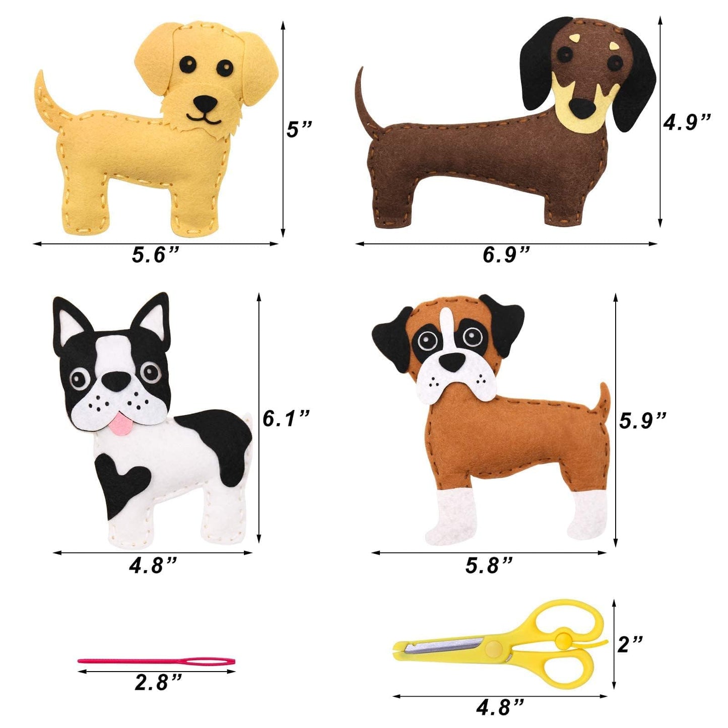 Kit de Costura de Perro para Niños, Recuerdos para fiestas de perros