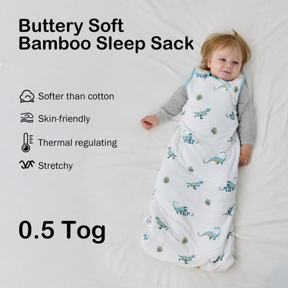 BubblePanda - Saco de dormir de rayón hecho de bambú, 2t-3t, 0.5 tog