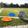 Paquete de 60 conos de fútbol ágiles con bolsas y soportes portátiles