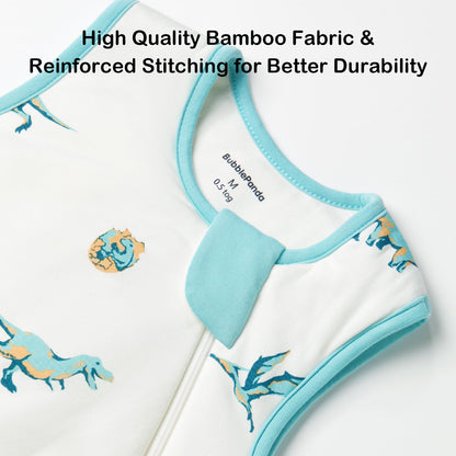 BubblePanda - Saco de dormir de rayón hecho de bambú, 2t-3t, 0.5 tog