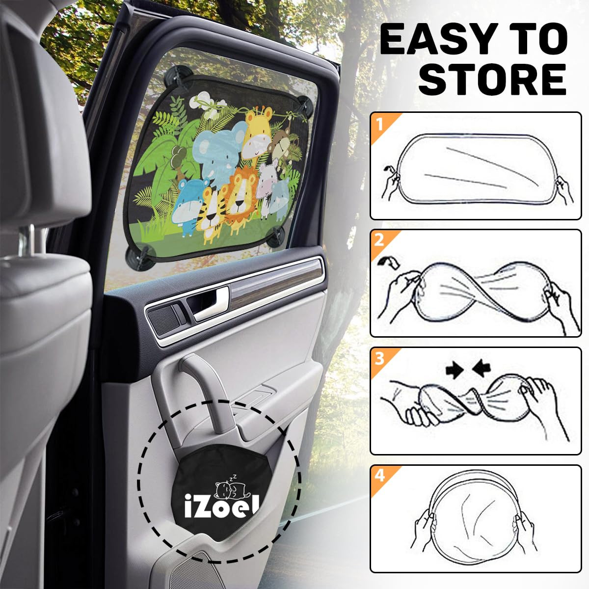 iZoeL Coche Parasol Bebé