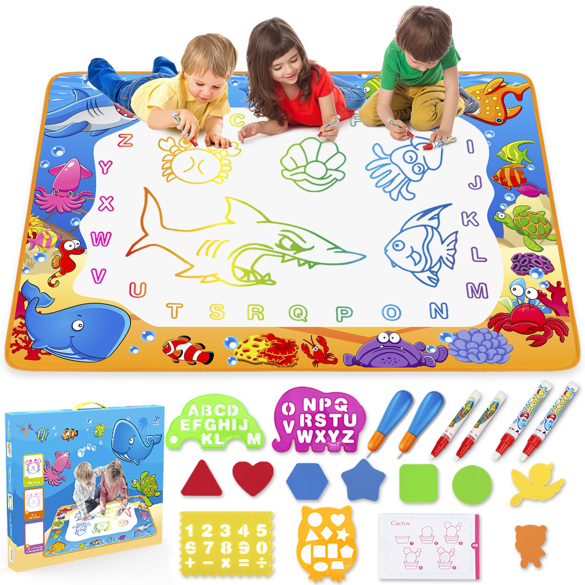 Water Doodle Mat para niños y niñas