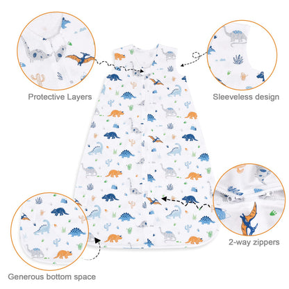 david's kids Saco de dormir 100% algodón para bebé de 18 a 24 meses