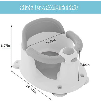 Asiento de baño para bebés de 6 a 24 meses