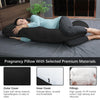 Almohadas de embarazo y maternidad de cuerpo completo para dormir, en forma de U