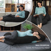 Almohadas de embarazo y maternidad de cuerpo completo para dormir, en forma de U