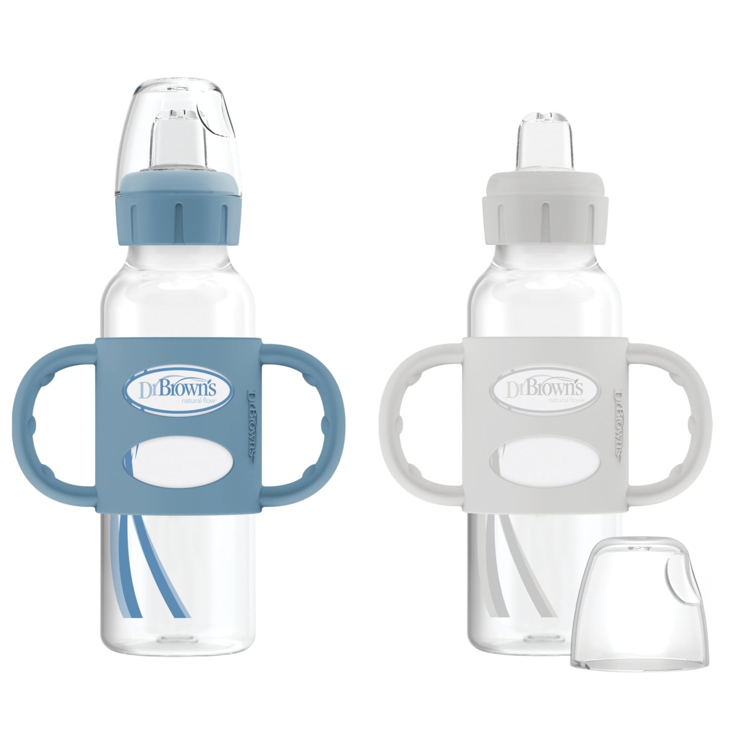 Dr. Brown's Milestones - Botella de boquilla estrecha con 100% silicona