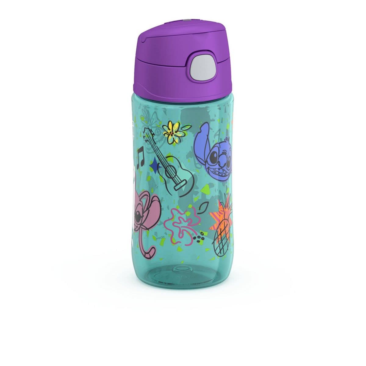 THERMOS FUNTAINER Botella de hidratación de plástico de 16 onzas con boquilla