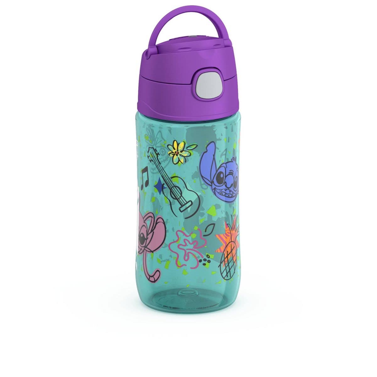 THERMOS FUNTAINER Botella de hidratación de plástico de 16 onzas con boquilla