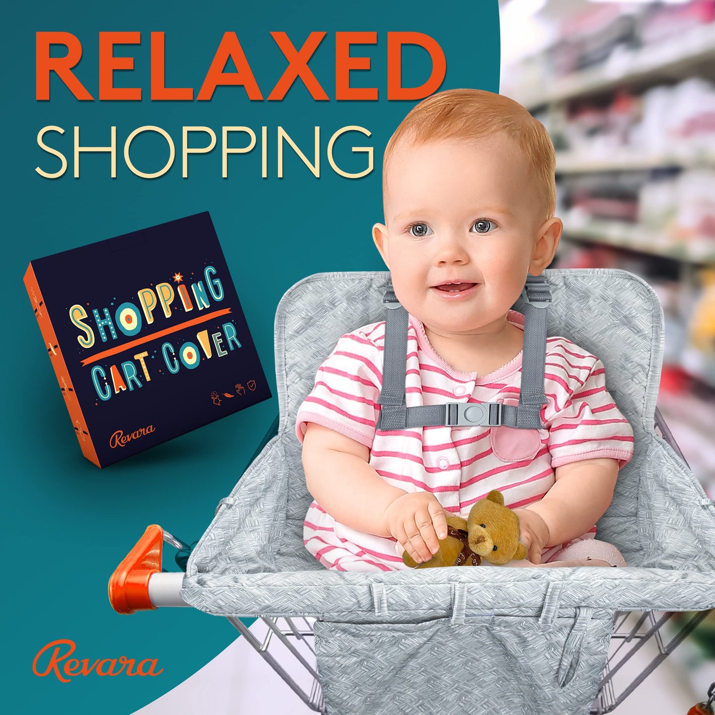 Revara Funda para Carro de Compra para Bebé