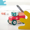 Janod - Brico'Kids - Coche para gatos - Juego de construcción infantil