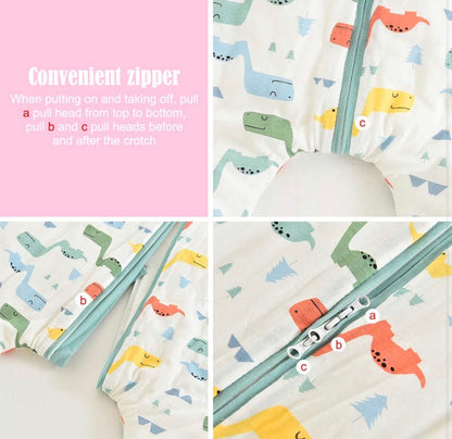 Saco de dormir de invierno con pies para bebé Happy Cherry, 2-3 años, 2.5 tog