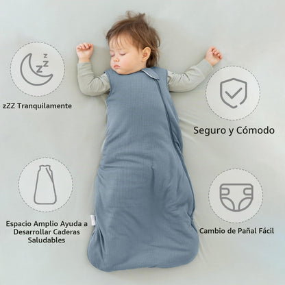 BubblePanda - Saco de Dormir de Rayón Hecho de Bambú, 0-6 meses, 1.0tog