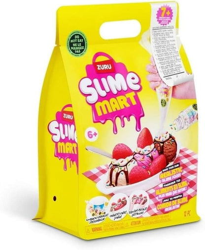 ZURU Slime Mart Kit de Helado Sundae, Haz Tu Propia Comida de Slime Realista