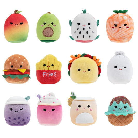 12 peluches Squishmallows favoritos de los fanáticos de 2 pulgadas
