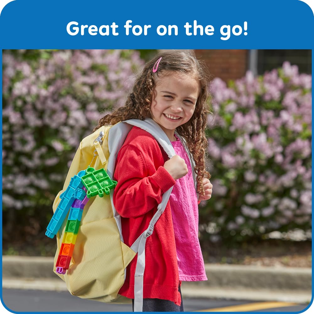 hand2mind Numberblocks - Juguetes sensoriales de burbujas para presionar