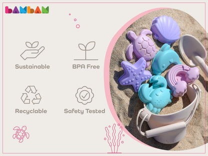 Bambam- Set de playa de silicone