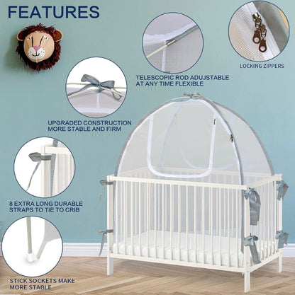 Baby & Beyond Red de Seguridad para Tienda de Campaña para Cama de Bebé
