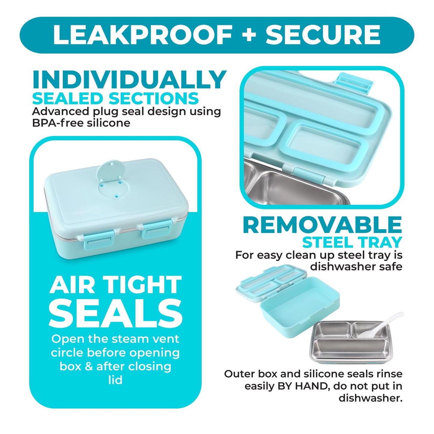 Fiambrera de acero inoxidable Kinsho