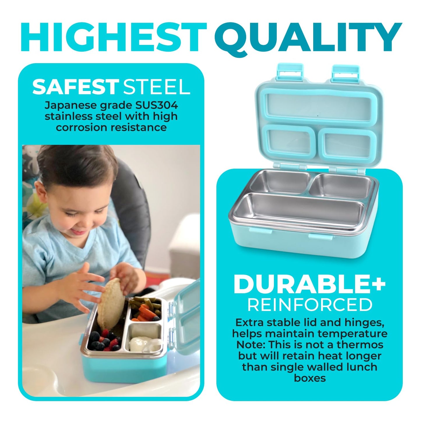 Fiambrera de acero inoxidable Kinsho