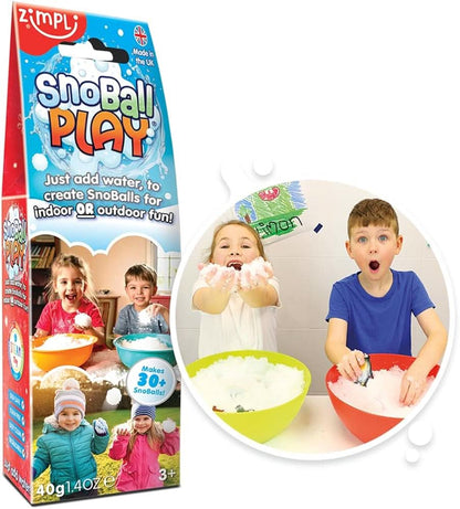 Zimpli Kids Snoball Play - Paquete de 2 usos, convierte el agua en nieve artificial