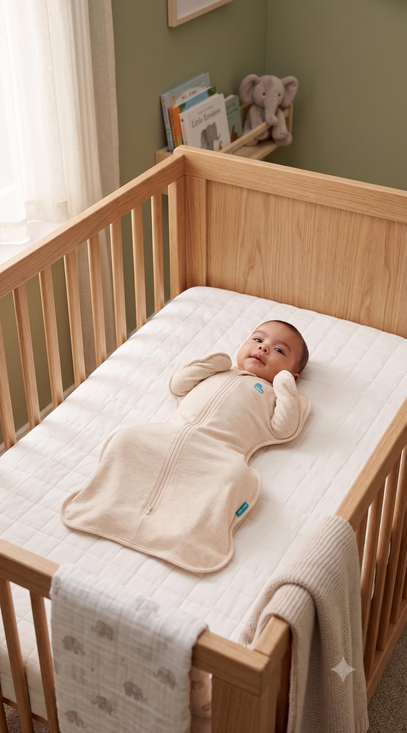 Love to Dream - Saco de dormir Swaddle Up para 0 a 3 meses, 1.0 TOG