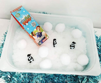 Zimpli Kids Snoball Play - Paquete de 2 usos, convierte el agua en nieve artificial