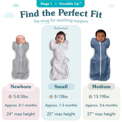 Love to Dream - Saco de dormir Swaddle Up para 0 a 3 meses, 1.0 TOG
