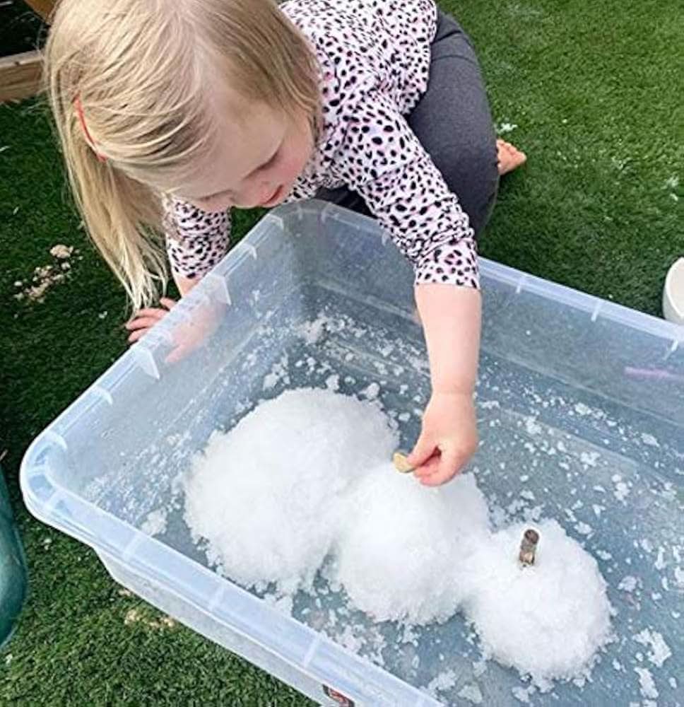 Zimpli Kids Snoball Play - Paquete de 2 usos, convierte el agua en nieve artificial