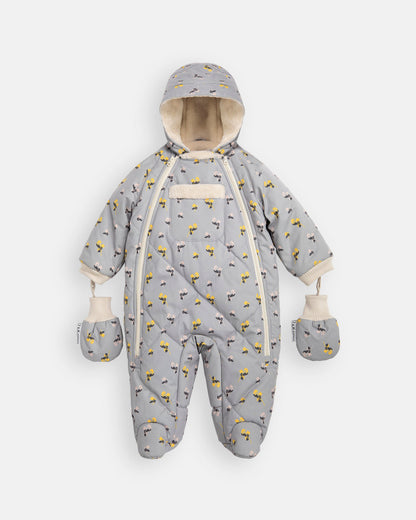 SNOW JUMPSUIT - BENJI PRINTS PLUSH 3-6 meses