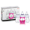 JOOVY Boob Diamond 5 onzas, 3 piezas con funda rosa