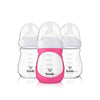 JOOVY Boob Diamond 5 onzas, 3 piezas con funda rosa