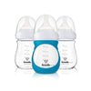 JOOVY Boob Diamond 5 onzas, 3 piezas con funda turquesa